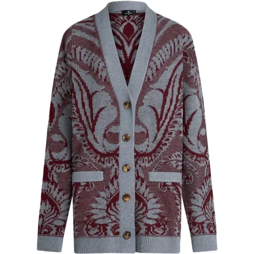 Knitwear Cardigan Multi-Color Stylish , female, Sizes: 2XS, XS, S - ETRO - Modalova