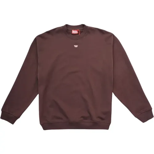 Schokolade S-Boxt-D Sweatshirt , Herren, Größe: XL - Diesel - Modalova