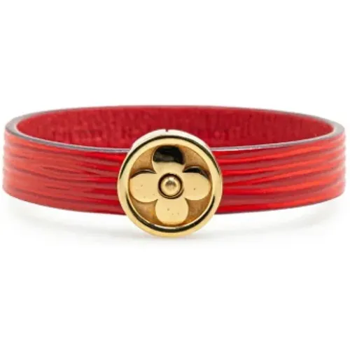 Pre-owned Jewellery, female, , Size: ONE SIZE Pre-owned Leather bracelets - Louis Vuitton Vintage - Modalova