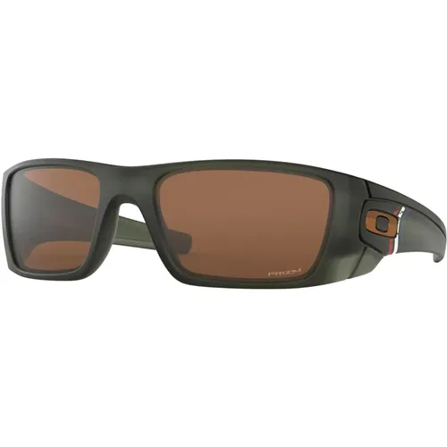 Sunglasses,FUEL Cell Sonnenbrille,Matte Schwarze/Graue Sonnenbrille - Oakley - Modalova