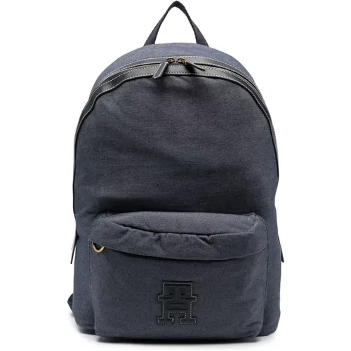 Monogram backpack , male, Sizes: ONE SIZE - Tommy Hilfiger - Modalova