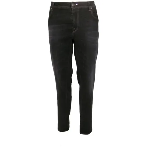 Leonardo Slim Dunkle Waschung Denim Jeans - Tramarossa - Modalova