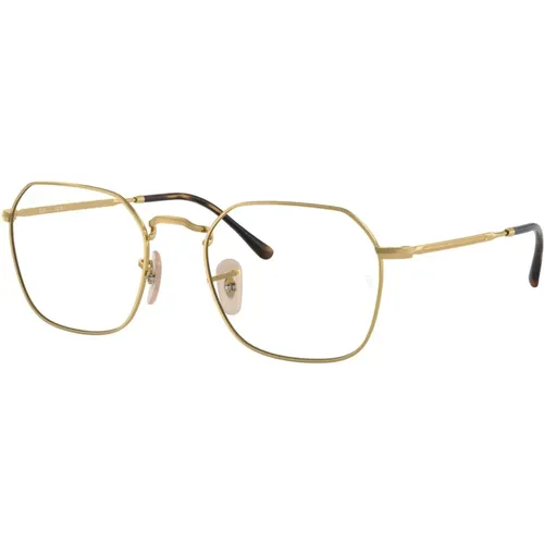 Gold Sunglasses JIM RX 3694V , unisex, Sizes: 51 MM - Ray-Ban - Modalova