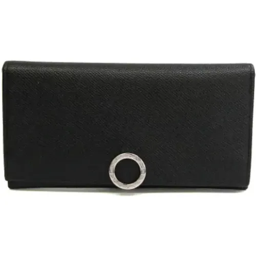 Pre-owned Wallets, female, , Size: ONE SIZE Pre-owned Leather wallets - Bvlgari Vintage - Modalova