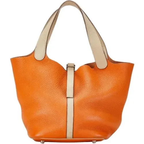 Pre-owned Leather hermes-bags , female, Sizes: ONE SIZE - Hermès Vintage - Modalova