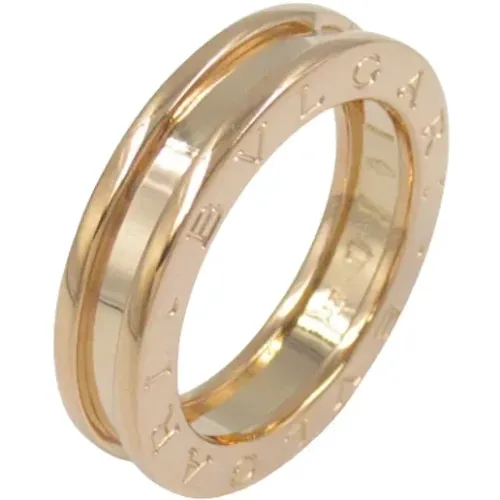 Pre-owned Jewellery, unisex, , Size: ONE SIZE Pre-owned Rose Gold rings - Bvlgari Vintage - Modalova