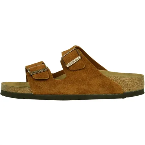 Mink Wildleder Sandalen , Herren, Größe: 45 EU - Birkenstock - Modalova