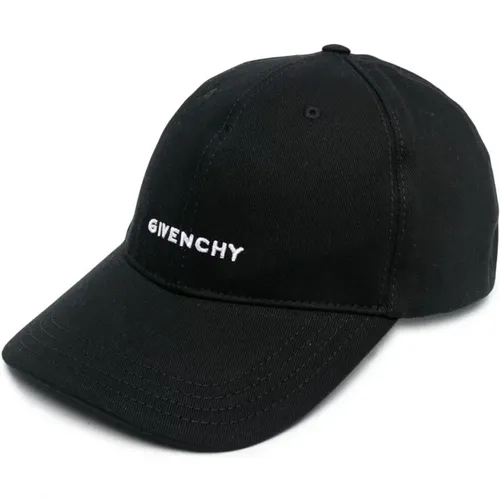 Caps, male, , Size: ONE SIZE Embroidered Curved Baseball Cap - Givenchy - Modalova