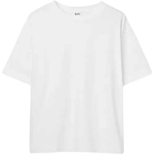 Classic Cotton T-Shirt Model , male, Sizes: S, L, M - Séfr - Modalova