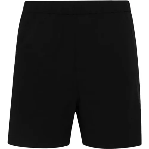 Sportliche Schwarze Shorts mit Besticktem Logo , Herren, Größe: XL - Calvin Klein - Modalova