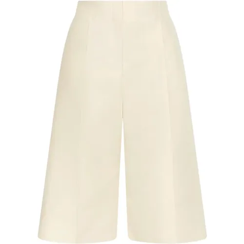 Cropped Trousers, female, , Size: XS Cropped High Waisted Trousers - Marni - Modalova