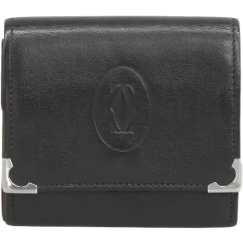 Pre-owned Wallets, female, , Size: ONE SIZE Pre-owned Leather wallets - Cartier Vintage - Modalova