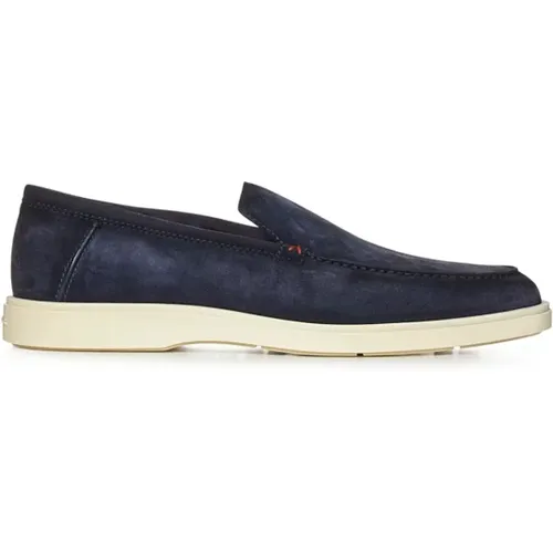 Mens Shoes Loafer Ss24 , male, Sizes: 6 UK, 10 UK, 7 UK - Santoni - Modalova