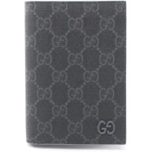 Pre-owned Wallets, male, , Size: ONE SIZE Pre-owned Coated canvas wallets - Gucci Vintage - Modalova