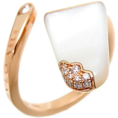 Pre-owned Jewellery, female, , Size: ONE SIZE Pre-owned Rose Gold rings - Bvlgari Vintage - Modalova