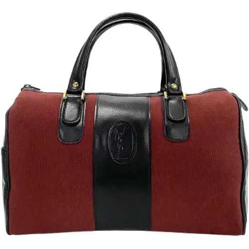 Pre-owned Canvas handbags , female, Sizes: ONE SIZE - Yves Saint Laurent Vintage - Modalova