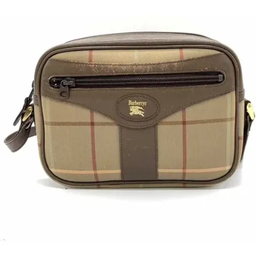 Pre-owned Cross Body Bags, female, , Size: ONE SIZE Pre-owned Canvas crossbody-bags - Burberry Vintage - Modalova