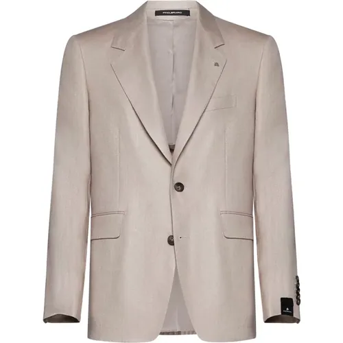 Dove Grey Jackets with 4 Buttons , male, Sizes: 2XL - Tagliatore - Modalova