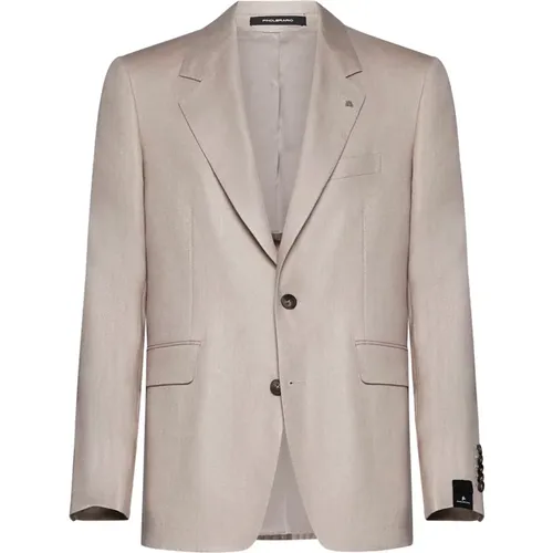 Dove Grey Jackets with 4 Buttons , male, Sizes: XL, 2XL, L, S, M - Tagliatore - Modalova