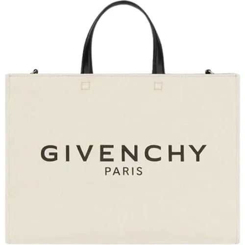 Tote Bags,Bags,Logo Print Canvas Tote Tasche - Givenchy - Modalova