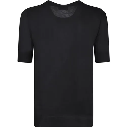 Schwarzes T-Shirt Chic Stil Herno - Herno - Modalova