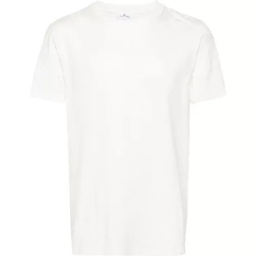 Cotton T-shirt with Logo Print , male, Sizes: 2XL, XL, S, L - Courrèges - Modalova