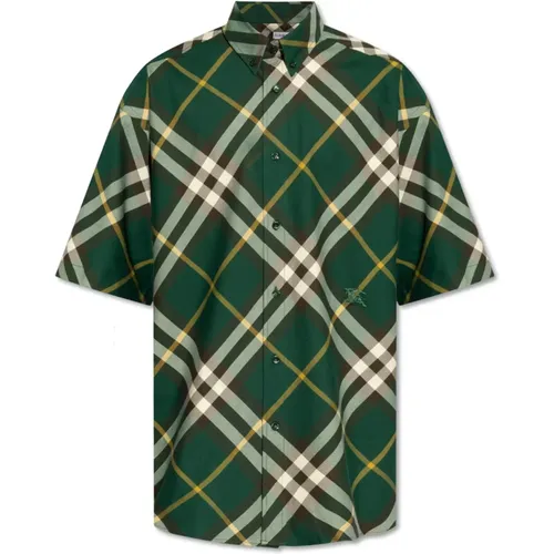 Checked shirt , male, Sizes: XL, M, S - Burberry - Modalova