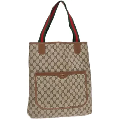 Pre-owned Tote Bags, female, , Size: ONE SIZE Pre-owned Leather totes - Gucci Vintage - Modalova