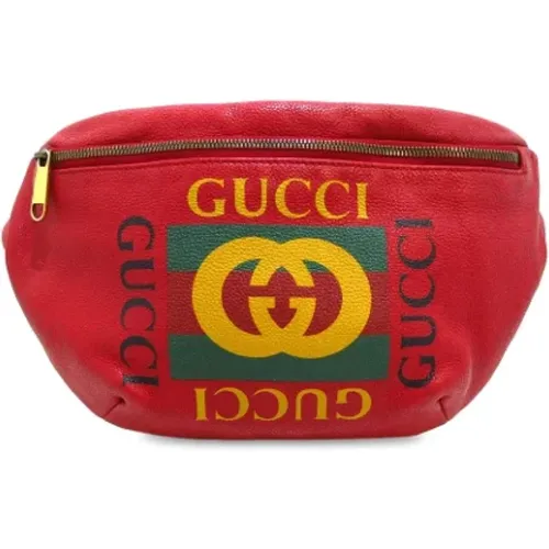 Pre-owned Belt Bags, female, , Size: ONE SIZE Pre-owned Leather crossbody-bags - Gucci Vintage - Modalova