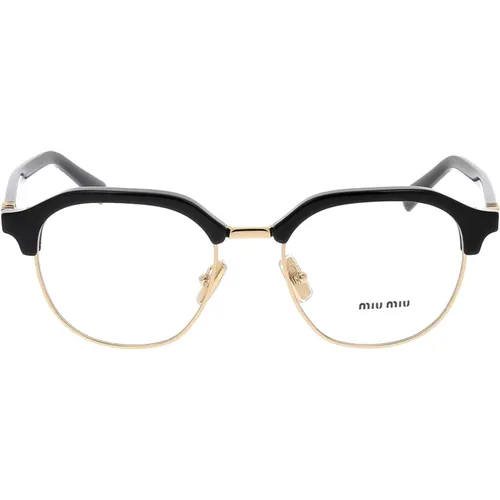 Glasses, male, , Size: ONE SIZE Stylish Sunglasses with Unique Design - Miu Miu - Modalova