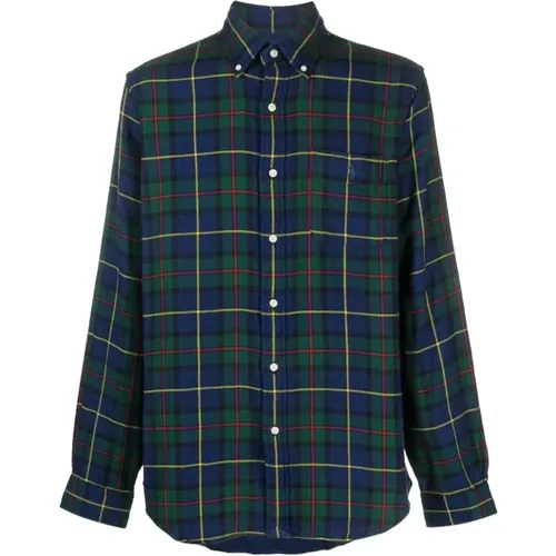 Grün/Blau Multi Shirts , Herren, Größe: M - Polo Ralph Lauren - Modalova