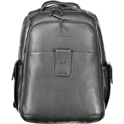 Leather Backpack , unisex, Sizes: ONE SIZE - Piquadro - Modalova