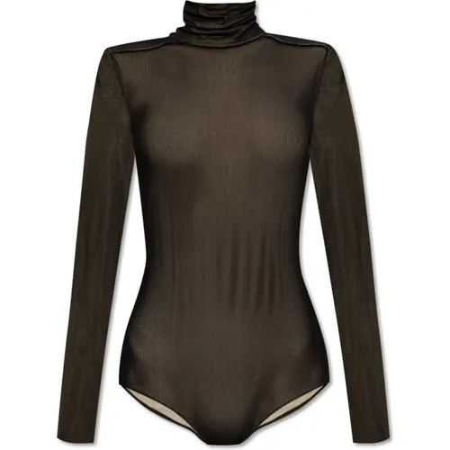 Two-layer bodysuit , female, Sizes: S, M, XS, 2XS - Maison Margiela - Modalova