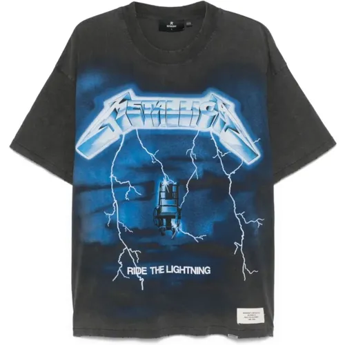 T-Shirts, male, , Size: M Metallica™ Ride The Lightning T-shirt - Represent - Modalova