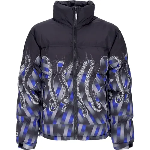 Black Dazzle Puffer Jacket , male, Sizes: XL - Octopus - Modalova