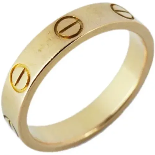 Pre-owned Rose Gold rings , female, Sizes: ONE SIZE - Cartier Vintage - Modalova