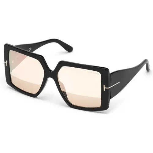 Sunglasses, unisex, , Size: 57 MM Quinn Mirrored Sunglasses in - Tom Ford - Modalova