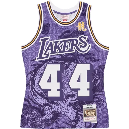 Sportswear, male, , Size: XL NBA Asian Heritage Basketball Tank Top - Mitchell & Ness - Modalova