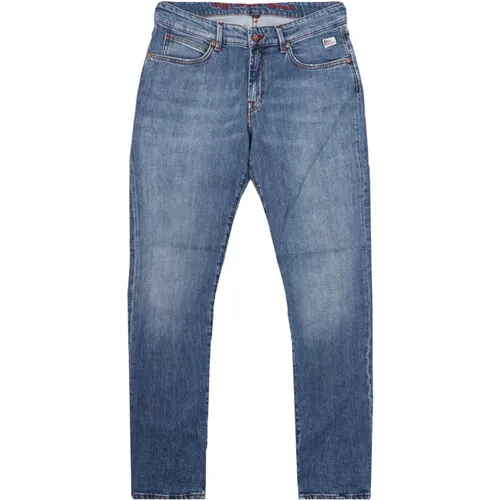 Denim Slim Fit Jeans , Herren, Größe: W30 - Roy Roger's - Modalova