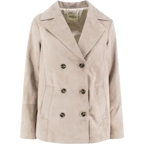 Women's Clothing Jackets & Coats Sabbia Ss24 , female, Sizes: 2XL, XL, 3XL - Mono - Modalova