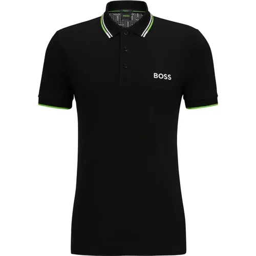 Original Regular Fit Polo mit Kontrastlogo , Herren, Größe: L - Hugo Boss - Modalova