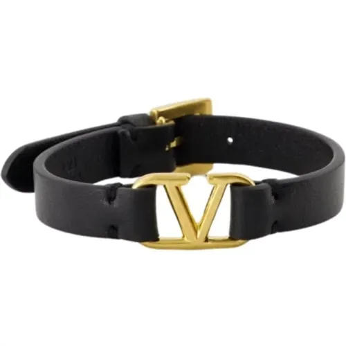 VLogo Signature Lederarmband , Herren, Größe: ONE Size - Valentino Garavani - Modalova