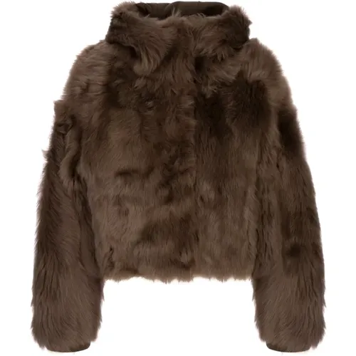 Faux Fur & Shearling Jackets, female, , Size: S Shearling Jacket - Blancha - Modalova