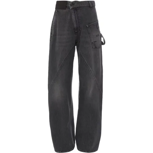 Grey Jeans for Men Aw24 , male, Sizes: W32, W31 - JW Anderson - Modalova