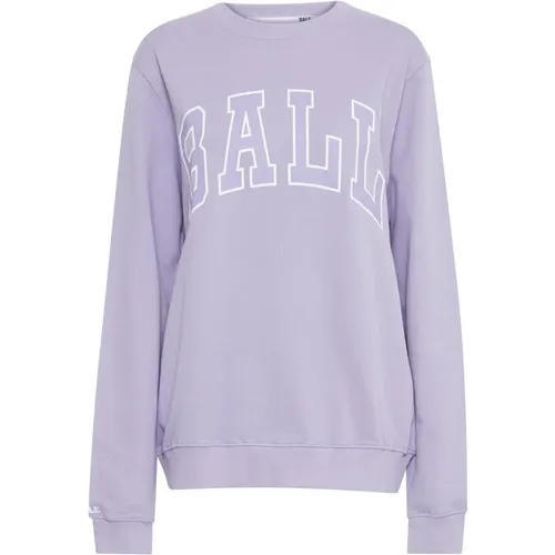 Lavendel Sweatshirt, Gemütlich & Stilvoll , Damen, Größe: XS - Ball - Modalova