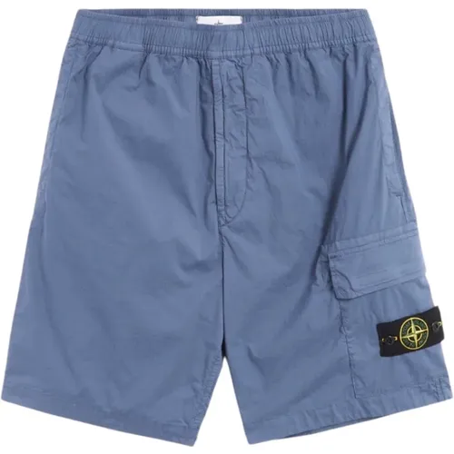 Casual Shorts, male, , Size: W30 Comfort Fit Cargo Bermuda Shorts - Stone Island - Modalova