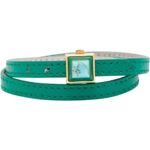 Pre-owned Jewellery, female, , Size: ONE SIZE Pre-owned Leather bracelets - Fendi Vintage - Modalova