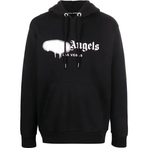 Las Vegas Spray Print Hoodie , male, Sizes: 2XL, XS, L - Palm Angels - Modalova