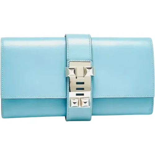 Pre-owned Clutches, female, , Size: ONE SIZE Pre-owned Leather clutches - Hermès Vintage - Modalova