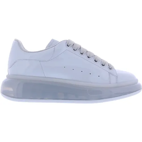 Oversized Transp Grey Sneaker , female, Sizes: 5 UK, 4 1/2 UK, 6 1/2 UK, 4 UK - alexander mcqueen - Modalova